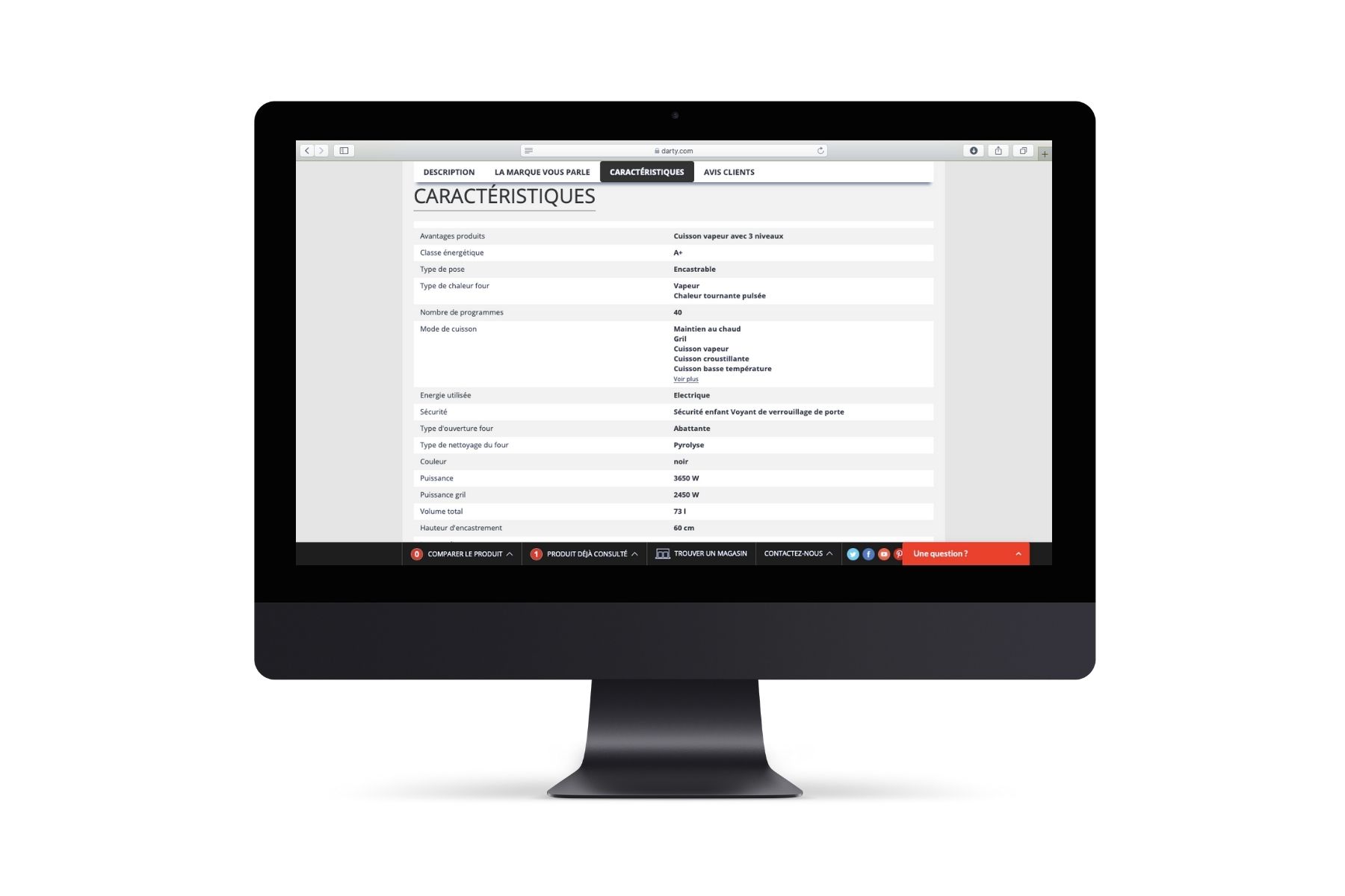 Retailink Fnac Darty Realité augmentée fiche technique