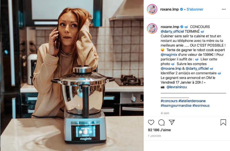 Retailink Fnac Darty Jeux concours Magimix et Roxanne LMP