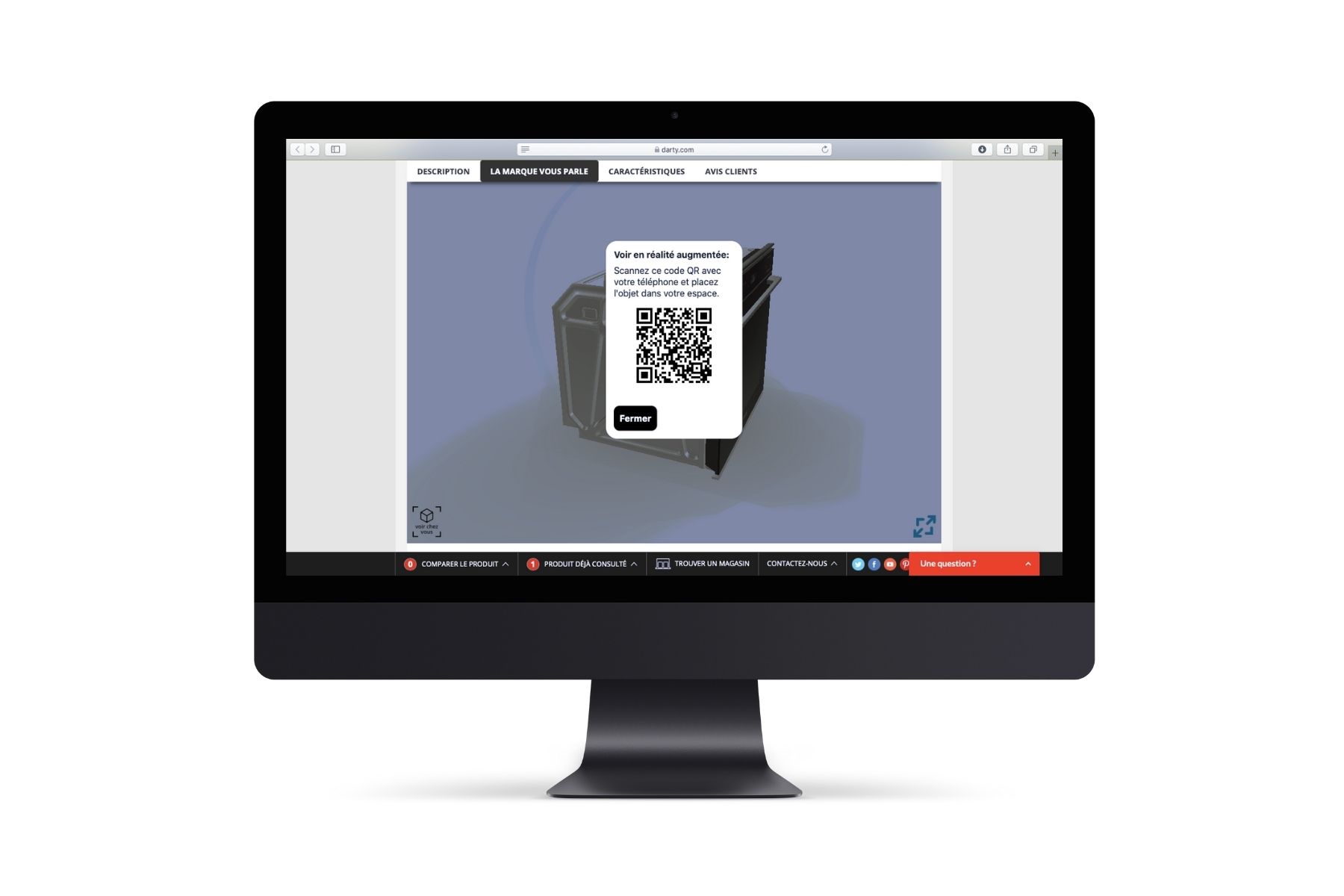 Retailink Fnac Darty réalité augmentée et fiche produit enrichie