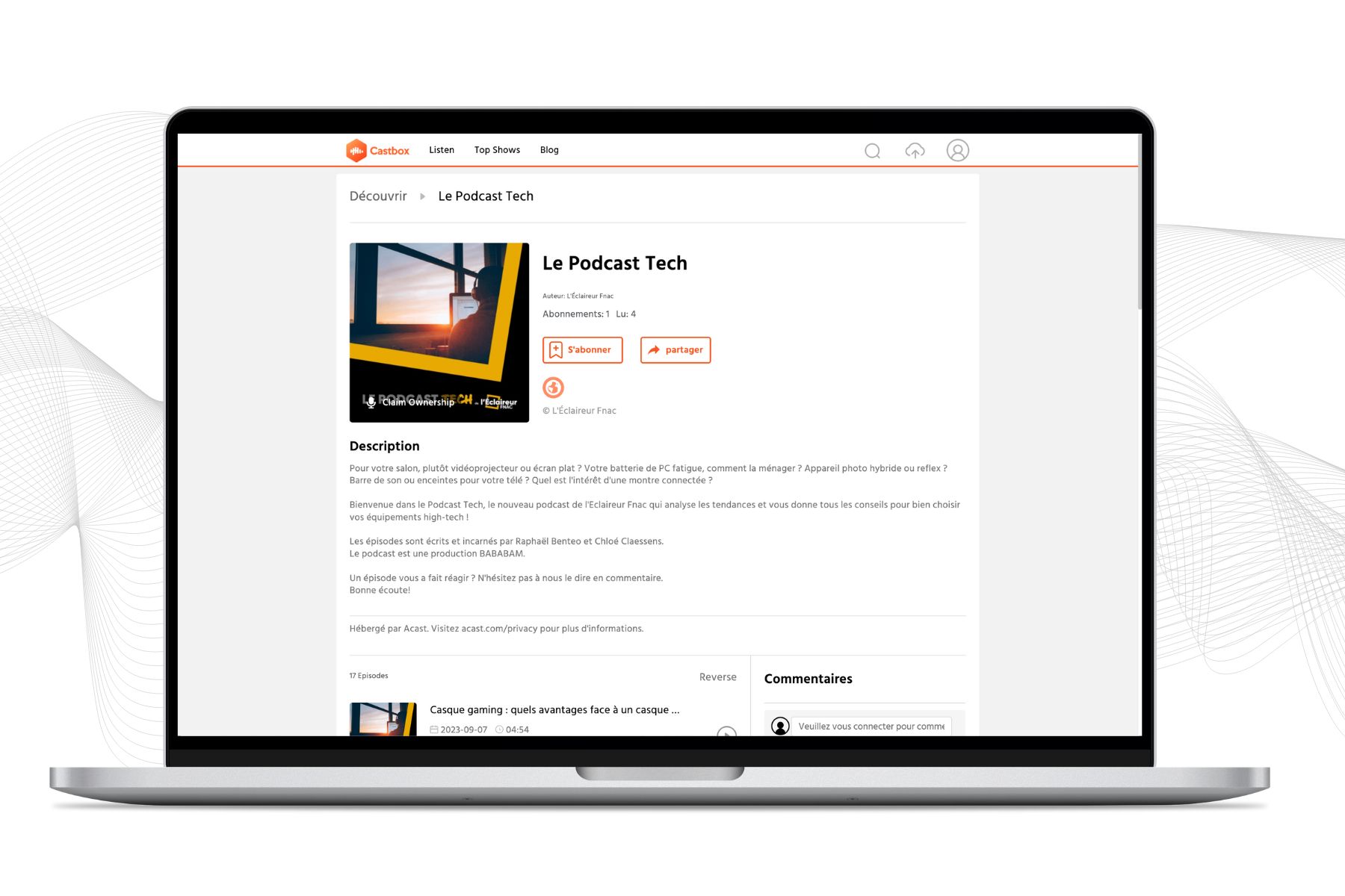 Retailink Fnac Darty - Le podcast Tech de l’Éclaireur Fnac Castbox