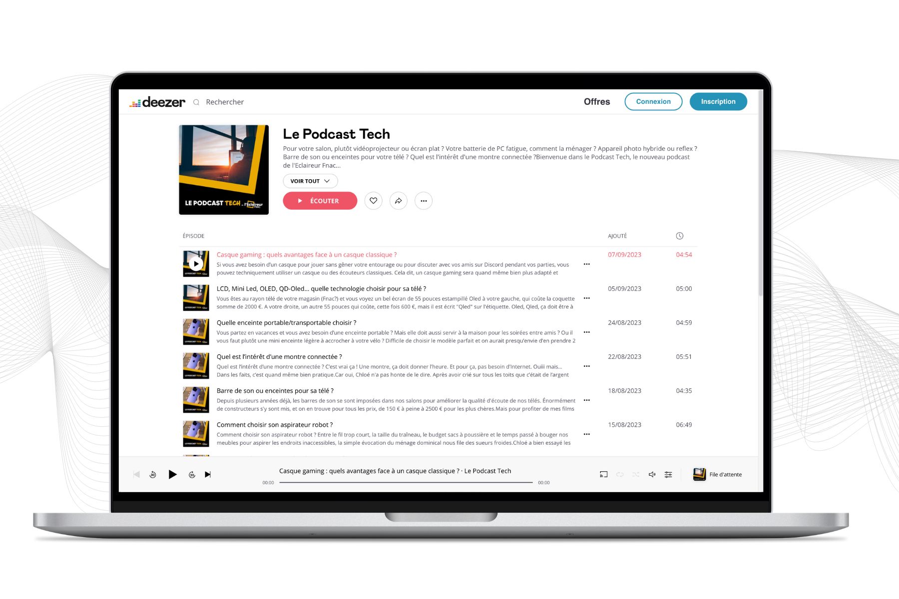 Retailink Fnac Darty - Le podcast Tech de l’Éclaireur Fnac Deezer