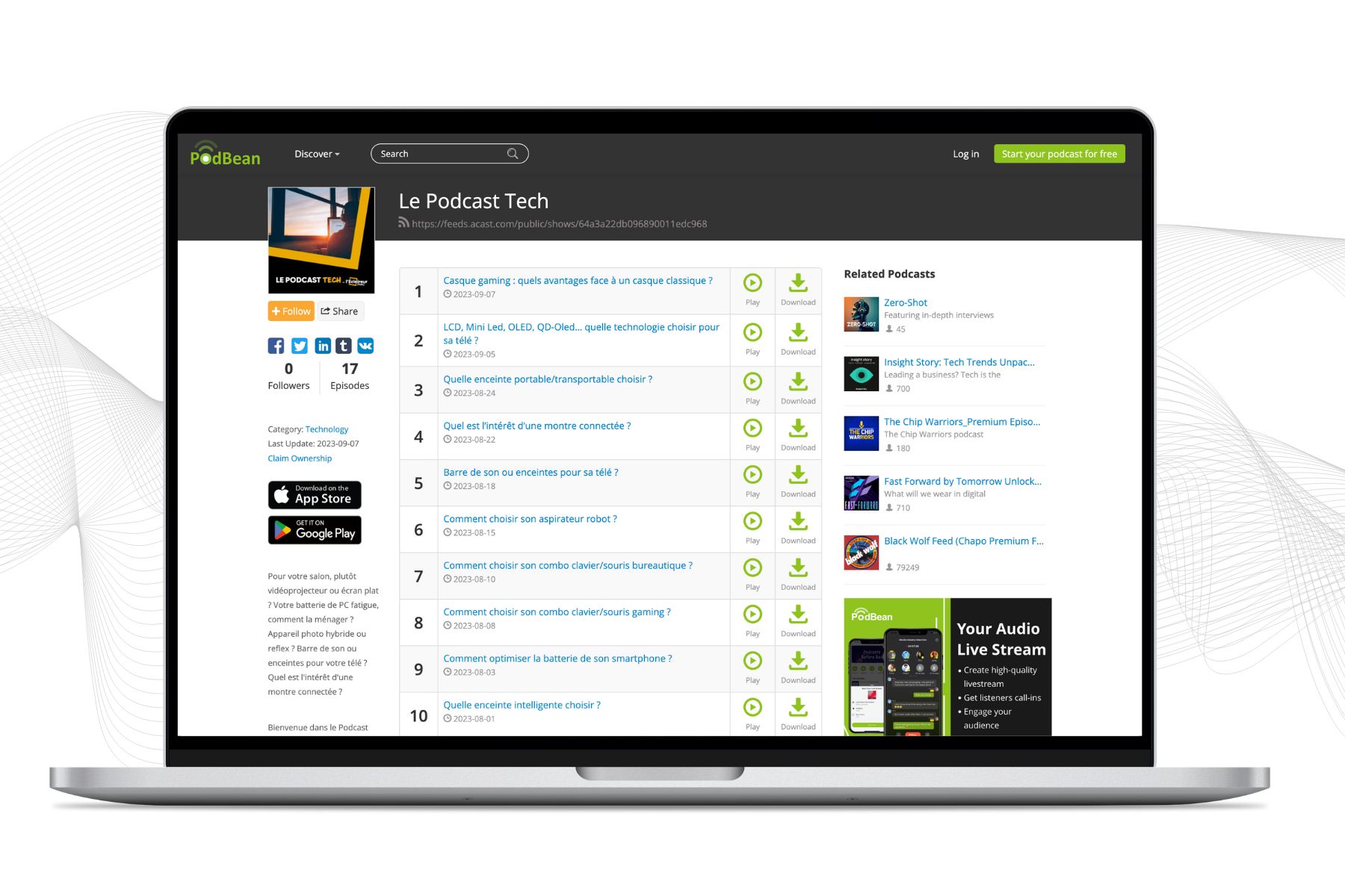 Retailink Fnac Darty - Le podcast Tech de l’Éclaireur Fnac PodBean