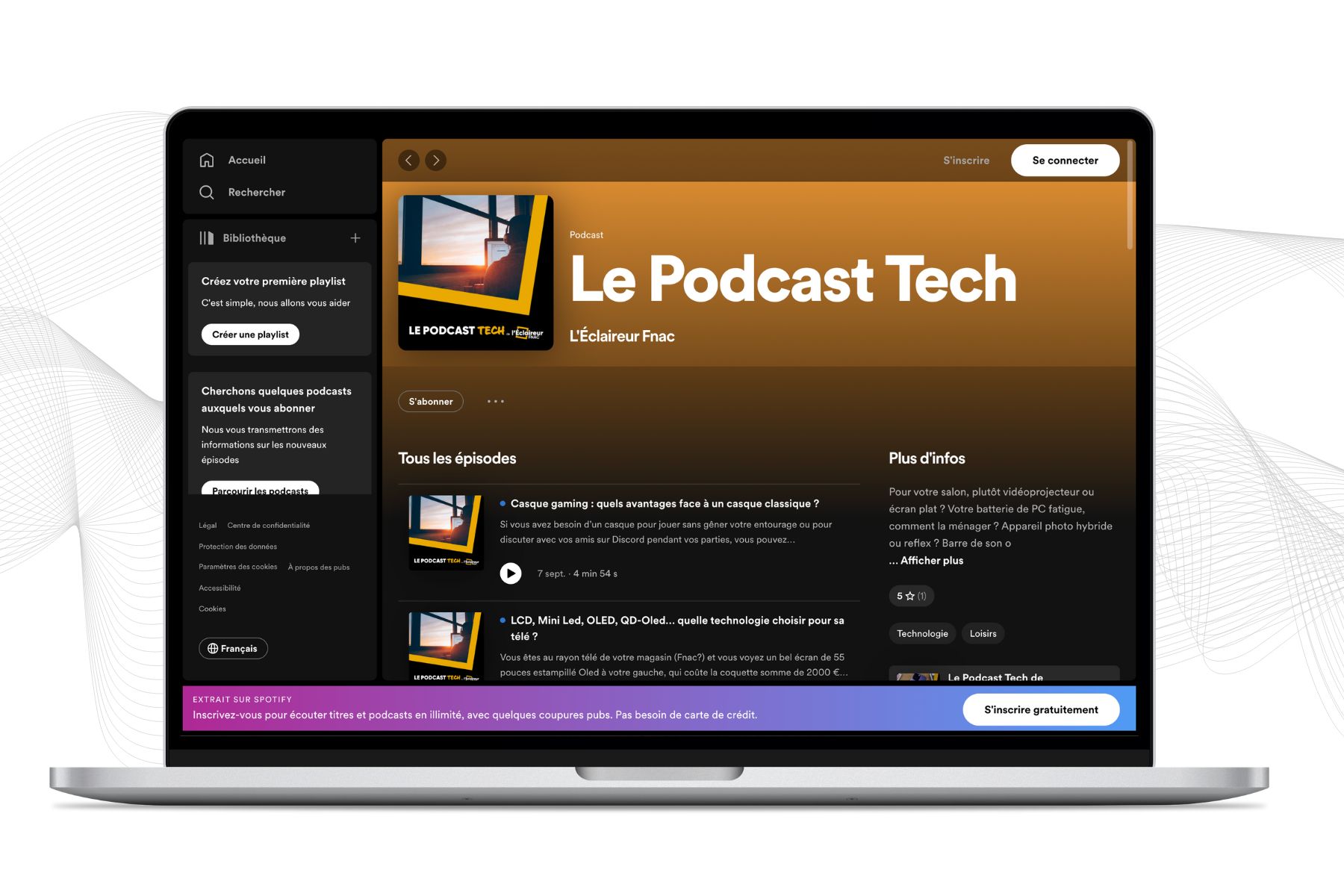 Retailink Fnac Darty - Le podcast Tech de l’Éclaireur Fnac Spotify