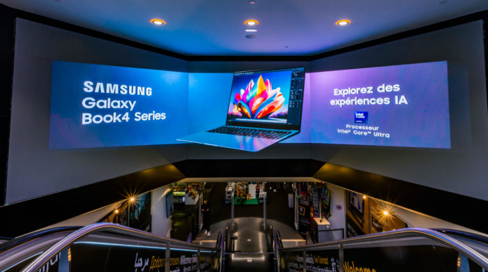 Visuel La vidéo, support du lancement retail media omnicanal des Samsung Galaxy Book4 series
