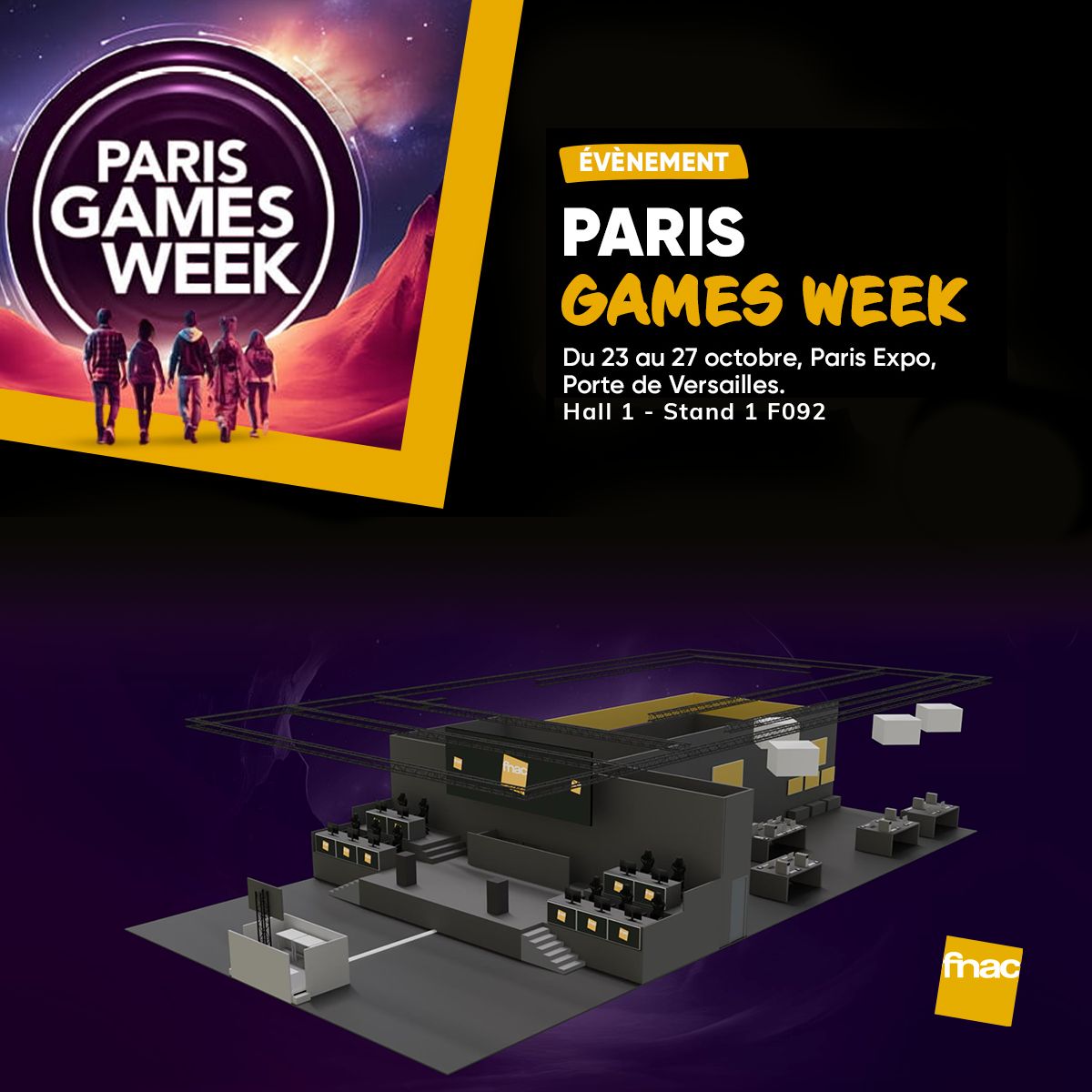 Fnac x Paris Games Week 2024 retail media