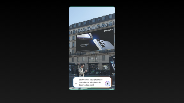 Visuel Le FOOH de Samsung pour illustrer l’usage de l’IA des Galaxy S25 series