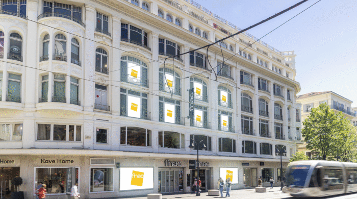 Visuel Retailink étend son offre DOOH XXL à Nice : un nouveau dispositif retail media premium au cœur de l’avenue Jean Médecin