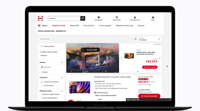 Visuel Coupe du Monde FIFA 2026 : le match des marques se jouent en eRetail vidéo avec Fnac Darty